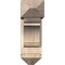 Ekena Millwork Olympic Arts and Crafts Smooth Bracket w/ Offset Brace, Douglas Fir, 7 1/2"W x 22"D x 22"H BKT0806X22X22OLY03SDF - alternate 3